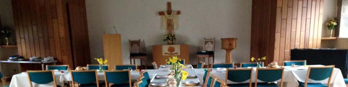 The church prepared fro Easter Morning breakfastLong